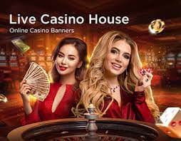 Antarmuka Lucky Twins menampilkan meja dealer langsung dengan kamera multi-sudut dan tombol taruhan